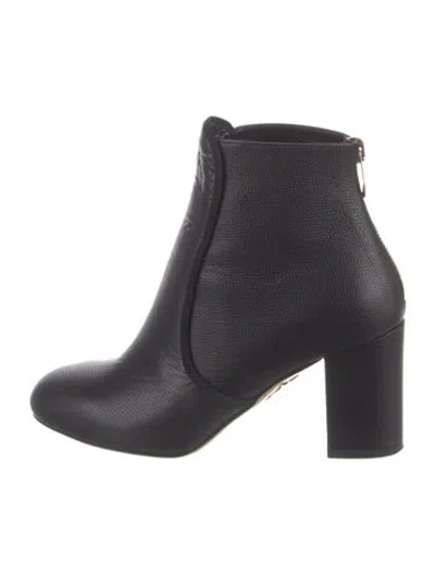 Pre-owned Charlotte Olympia Leather Boots In Black