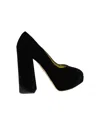 Charlotte Olympia Platform Pumps In Black Velvet In Black
