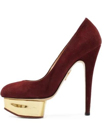 Pre-owned Charlotte Olympia  140mm Platform Pumps