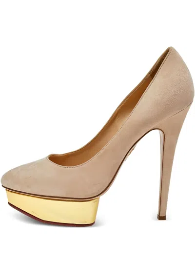 Pre-owned Charlotte Olympia  145mm Dolly Pumps