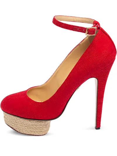 Pre-owned Charlotte Olympia  150mm Dolores Pumps