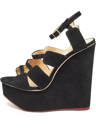 Pre-owned Charlotte Olympia  150mm Wedge-heel Platform Sandals