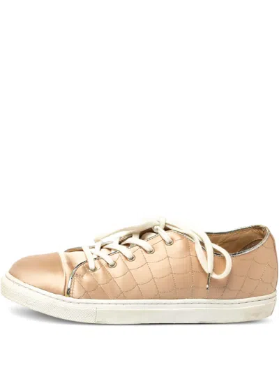 Pre-owned Charlotte Olympia  Satin Sneakers