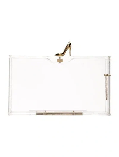 Pre-owned Charlotte Olympia Suitcase In Silver