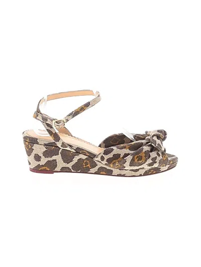 Pre-owned Charlotte Olympia Wedges In Brown