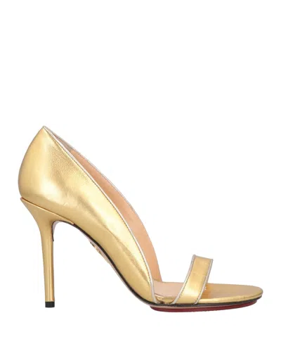 Charlotte Olympia Pumps In Gold