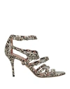Charlotte Olympia Woman Sandals Black Size 8.5 Leather In Black