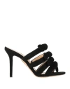 Charlotte Olympia Woman Sandals Black Size 7 Leather In Black
