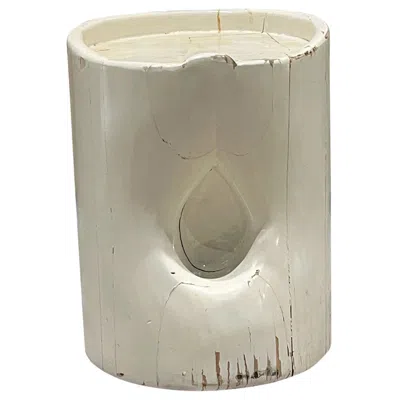 Pre-owned Charlotte Perriand 1970s Patinated Pine Wood Stool In The Style Of  In Brown