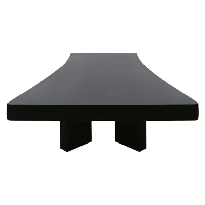 Pre-owned Charlotte Perriand 515 Plana Coffee Table, Black Stained Wood By Cassina