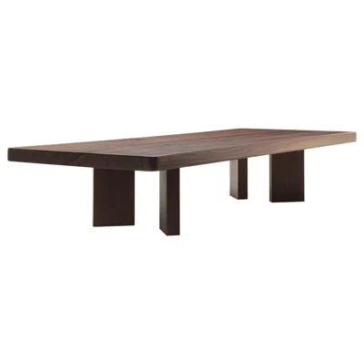 Pre-owned Charlotte Perriand 515 Plana Wood Coffee Table By Cassina In Brown