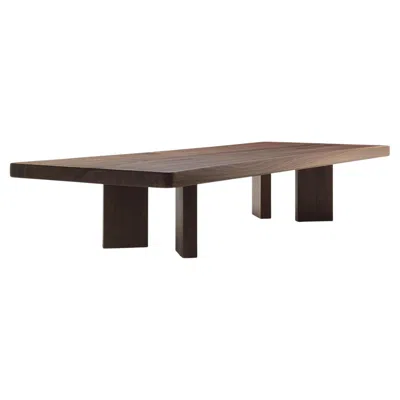 Pre-owned Charlotte Perriand 515 Plana Wood Coffee Table For Cassina, Italy, New In Brown