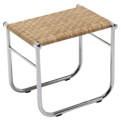 Pre-owned Charlotte Perriand 9 Tabouret De Sale De Bains For Cassina In Brown