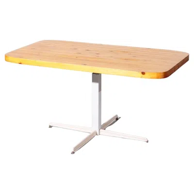 Pre-owned Charlotte Perriand Adjustable Table By  For Les Arcs 1800, France, Circa 1970 In Brown