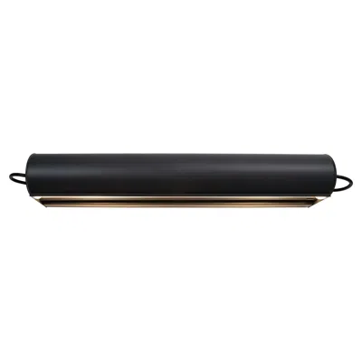 Pre-owned Charlotte Perriand 'applique Cylindrique Longue' Wall Lamp In Anthracite Grey In Gray