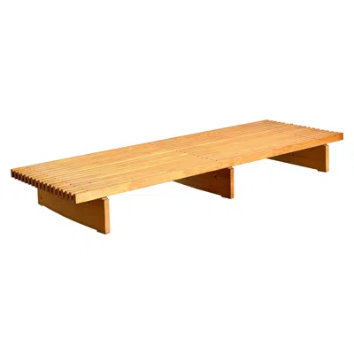 Pre-owned Charlotte Perriand Attributed Bench In Brown