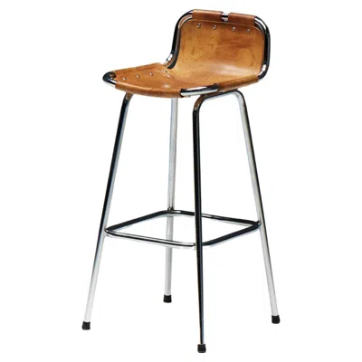 Pre-owned Charlotte Perriand Bar Stools By  For Les Arcs, France, 1960s In Brown