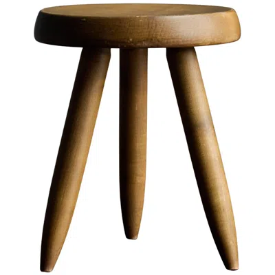 Pre-owned Charlotte Perriand Berger Stool By  For Steph Simon, France, 1965 In Brown