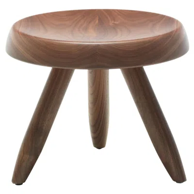 Pre-owned Charlotte Perriand Berger Wood Stool By Cassina, Mid-century Modern In Brown