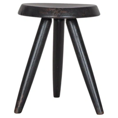 Pre-owned Charlotte Perriand , Black Berger High Milk Or Shepherd Stool
