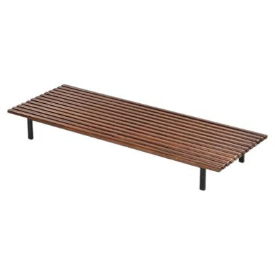 Pre-owned Charlotte Perriand Cansado Slat Bench / Table, Midcentury Modern, 1950s, France In Brown