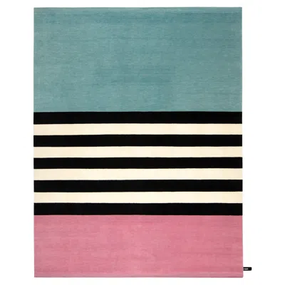 Pre-owned Charlotte Perriand Cc-tapis Noir Blanc Les Arcs Collection By  In Blue