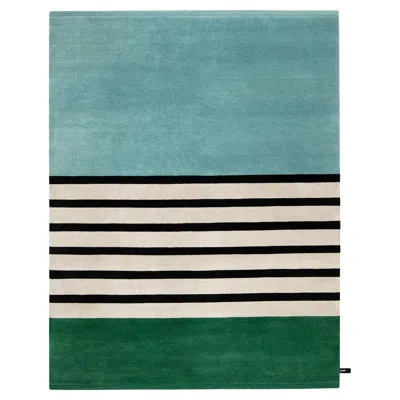 Pre-owned Charlotte Perriand Cc-tapis Noir Gris Les Arcs Collection By  In Blue