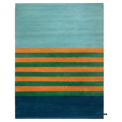 Pre-owned Charlotte Perriand Cc-tapis Vert Abricot Les Arcs Collection By  In Blue