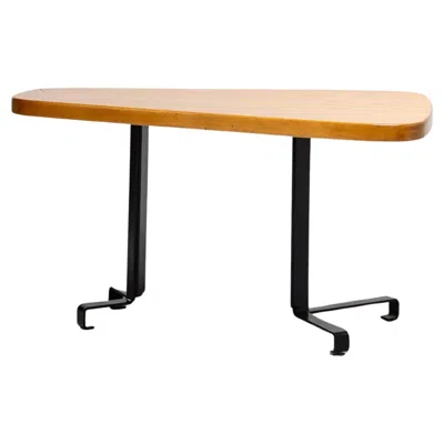Pre-owned Charlotte Perriand Dinning Table By , France, 1970s, Simple Form In Brown