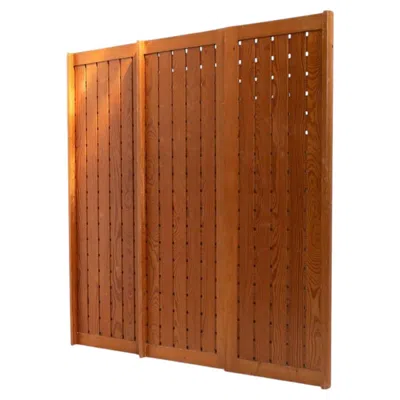 Pre-owned Charlotte Perriand Door Set For Les Arcs By , France, 1970s In Brown