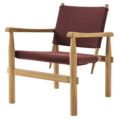 Pre-owned Charlotte Perriand Doron Hotel Outdoor Armchair For Cassina In Brown