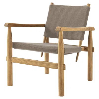 Pre-owned Charlotte Perriand Doron Hotel Outdoor Armchair For Cassina In Brown