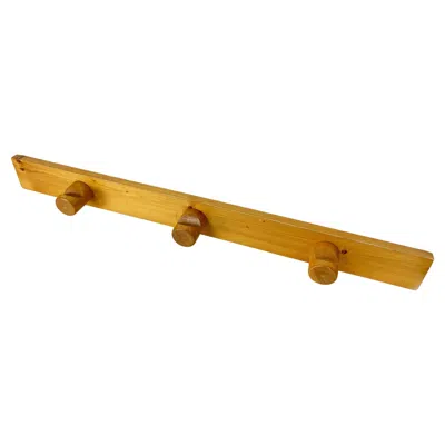 Pre-owned Charlotte Perriand French Coat Rack By  For Les Arcs Ski Resort, Pinewood, 1960s In Brown