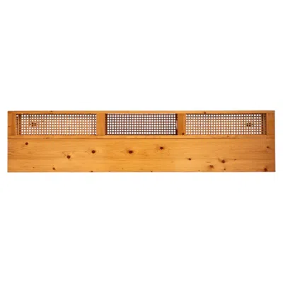 Pre-owned Charlotte Perriand Headboard With Lighting For Les Arcs Savoie, France, 1970s In Brown