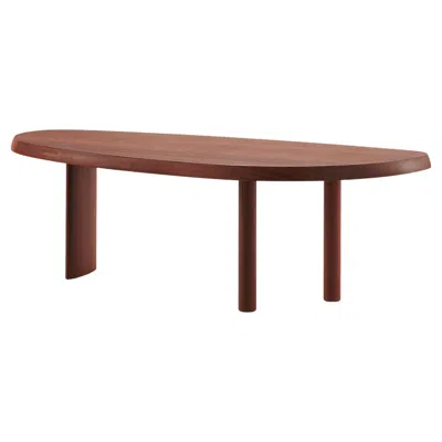 Pre-owned Charlotte Perriand Huge  Table En Forme Libre For Cassina, Italy, New In Brown