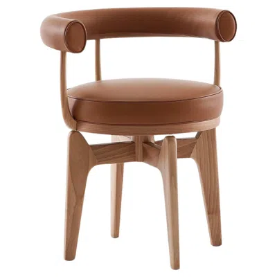 Pre-owned Charlotte Perriand Indochine Chair For Cassina In Brown