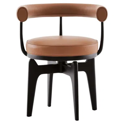 Pre-owned Charlotte Perriand Indochine Chair For Cassina In Brown
