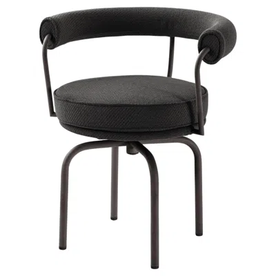 Pre-owned Charlotte Perriand Lc7 Outdoors Textured Black Chair By Cassina