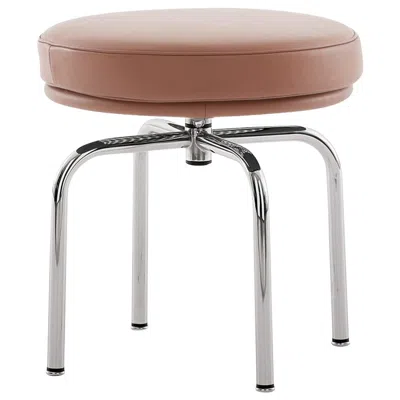 Pre-owned Charlotte Perriand Lc8 Stool By Cassina, Mid-century Modern Design In Brown