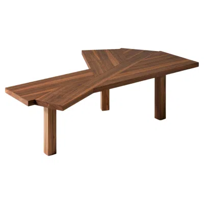 Pre-owned Charlotte Perriand Limited Edition Ventaglio Wood Table By Cassina In Brown