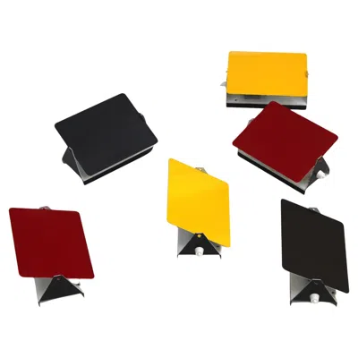 Pre-owned Charlotte Perriand Mid-century Modern  Mod. Cp1 Set Of Six French Sconces In Black