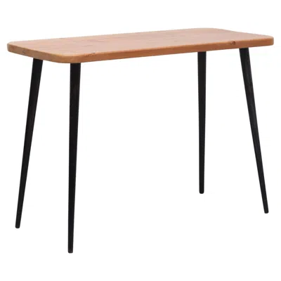 Pre-owned Charlotte Perriand Mid-century Modern Vintage Pine Side Table, 1965, Good Condition In Brown