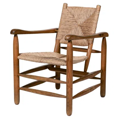Pre-owned Charlotte Perriand N°21 Armchair By , France, Circa 1950's In Brown