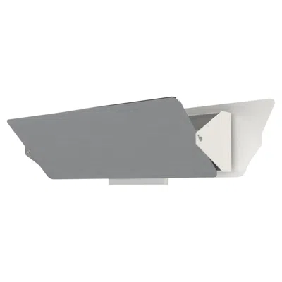 Pre-owned Charlotte Perriand Nemo Applique À Volet Pivotant Double Wall Scone Led 3000k Natural Anodized In Transparent