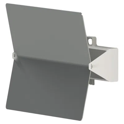 Pre-owned Charlotte Perriand Nemo Applique À Volet Pivotant Plié Wall Scone Led 3000k Natural Anodized In Transparent