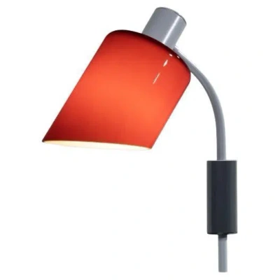 Pre-owned Charlotte Perriand Nemo Lampe De Bureau Applique Wall Lamp E14 In Red By