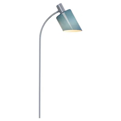 Pre-owned Charlotte Perriand Nemo Lampe De Bureau Reading Floor Lamp E14 In Blue Grey By  In Gray