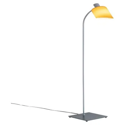 Pre-owned Charlotte Perriand Nemo Lampe De Bureau Reading Floor Lamp E14 In Yellow By