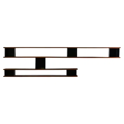 Pre-owned Charlotte Perriand Nuage Shelf / Authentic 1958 Mid-century, Paris France In Brown