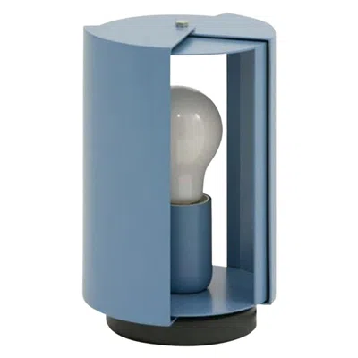 Pre-owned Charlotte Perriand 'pivotante À Poser' Table Lamp In Light Blue For Nemo